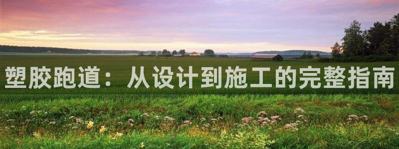 谈球吧下载地址:塑胶跑道:从设计到施工的完整指南